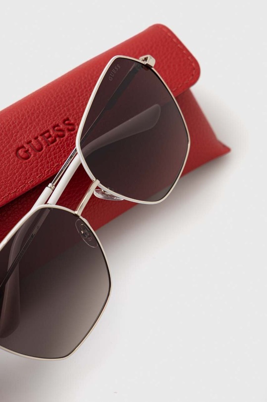 Guess okulary przeciwsłoneczne beżowy GU7785.6332F