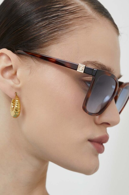 Guess okulary przeciwsłoneczne GU7865.5753W brązowy