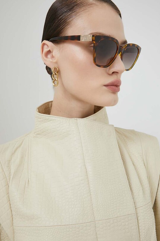 Guess ochelari de soare uniforme rosu GU7870.5552F