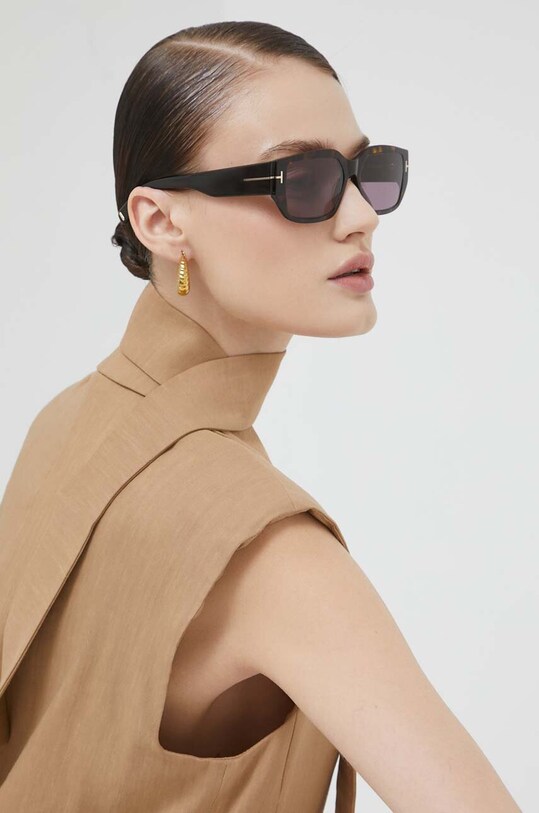 Сонцезахисні окуляри Tom Ford прямокутна коричневий FT0989.5652Y