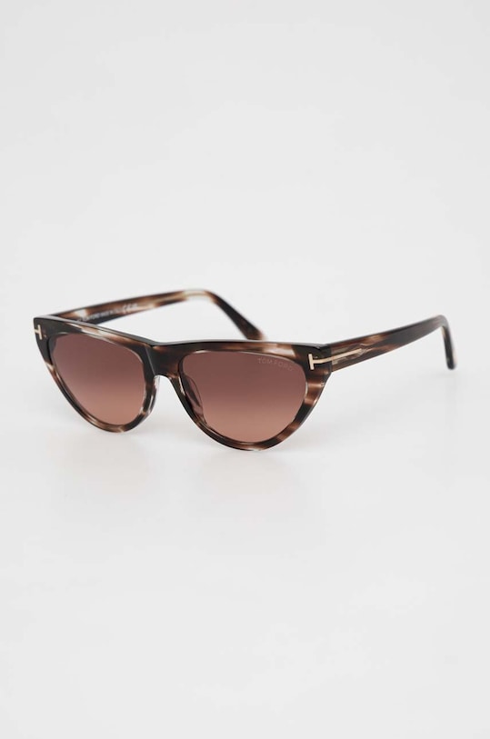 Слънчеви очила Tom Ford FT0990.5655T кафяв SS23