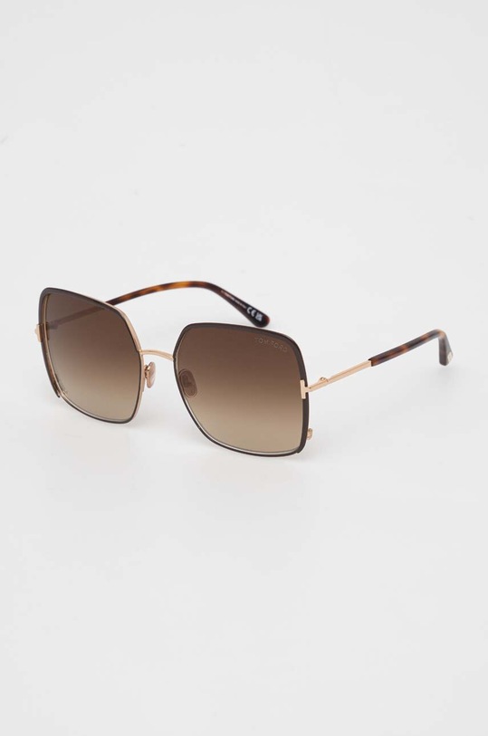 Tom Ford okulary przeciwsłoneczne FT1006.6048F brązowy AA00