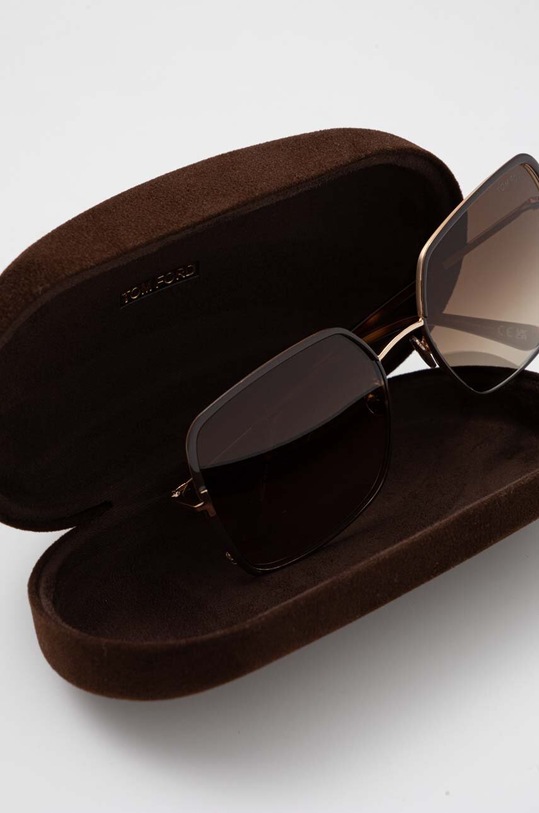 Tom Ford okulary przeciwsłoneczne brązowy FT1006.6048F
