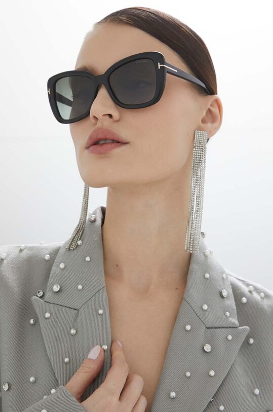 Tom Ford ochelari de soare nu negru FT1008.5501B