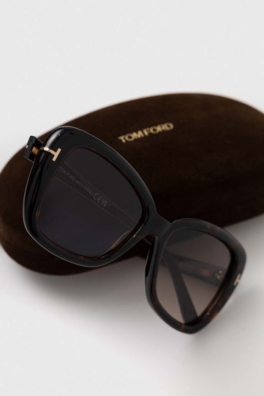 Tom Ford okulary przeciwsłoneczne brązowy FT1008.5552F