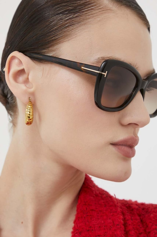 Слънчеви очила Tom Ford FT1008.5552F кафяв