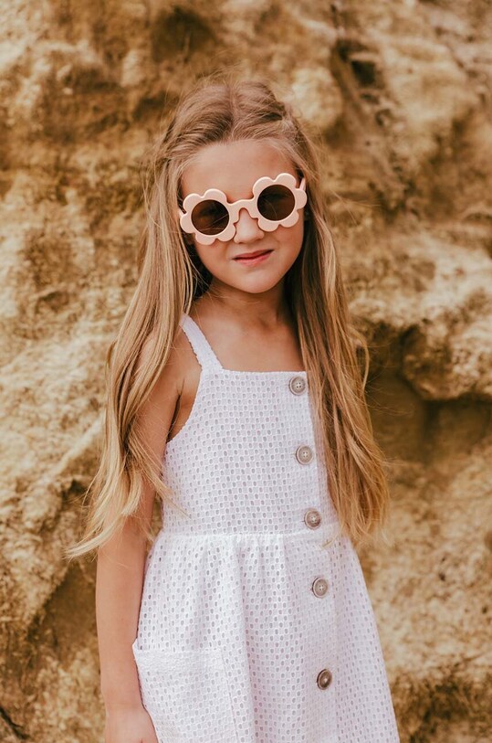 Elle Porte okulary przeciwsłoneczne dziecięce Bellis Bellis.3.10 pomarańczowy