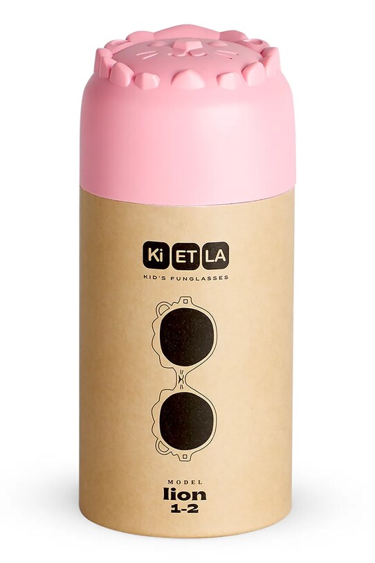 Ki ET LA okulary przeciwsłoneczne dziecięce Lion LION różowy