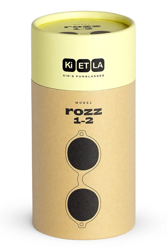 Ki ET LA okulary przeciwsłoneczne dziecięce RoZZ ROZZ żółty
