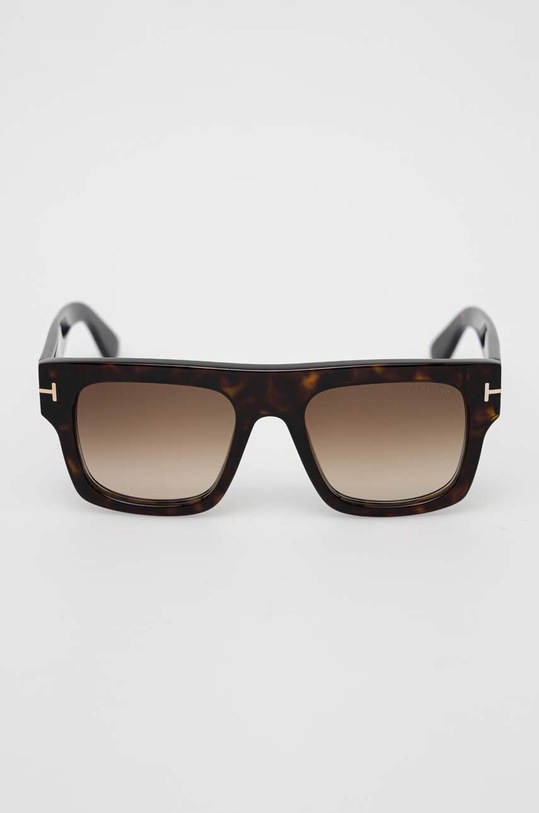 Tom Ford okulary przeciwsłoneczne FT0711.5352F brązowy SS23