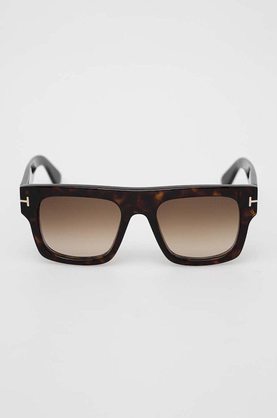 Tom Ford okulary przeciwsłoneczne FT0711.5352F brązowy SS23