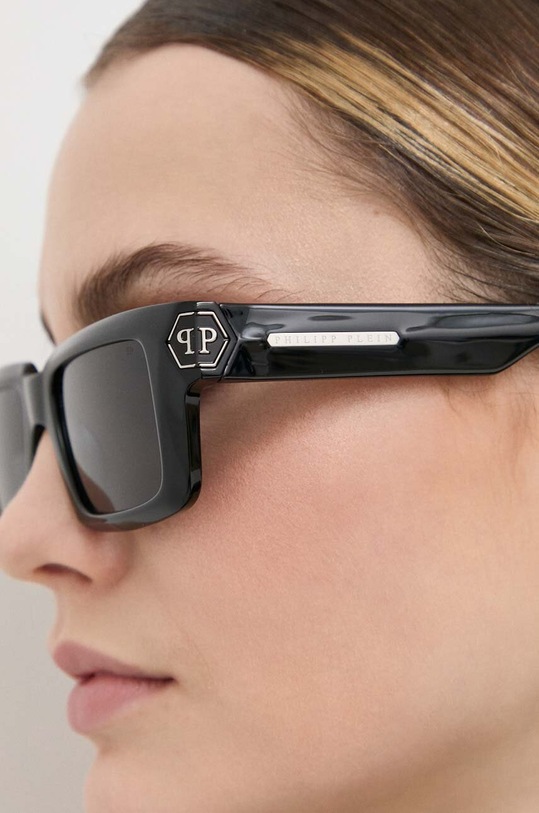 Philipp Plein okulary przeciwsłoneczne SPP044M.530700 czarny