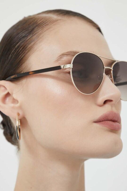 Sluneční brýle Guess GU5213.5632F béžová