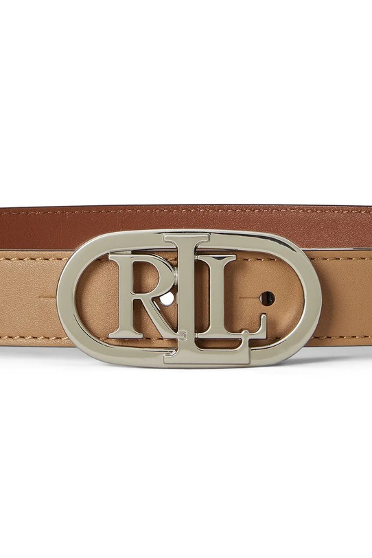 Αξεσουάρ Δερμάτινη ζώνη Lauren Ralph Lauren 412883714 καφέ