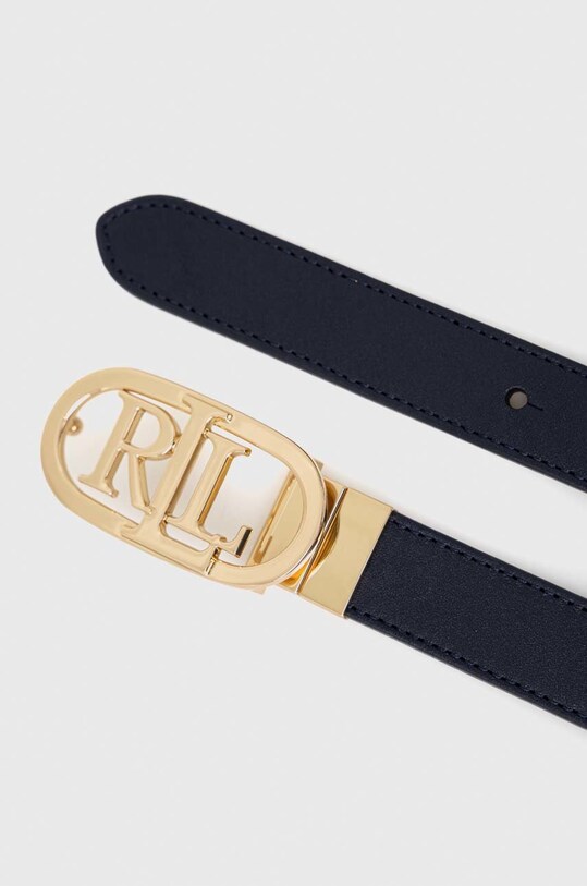 Lauren Ralph Lauren curea de piele bleumarin 412883714
