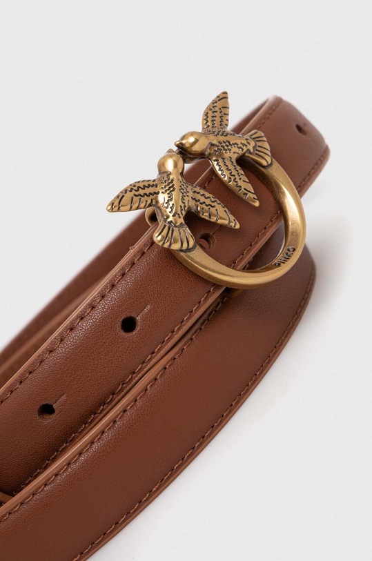 Pinko pasek skórzany 100143.A0F1 brązowy AA00