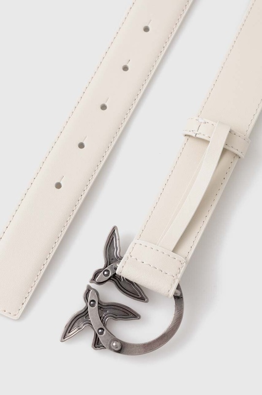 Akcesoria Pinko pasek skórzany 100125.A0F1 biały