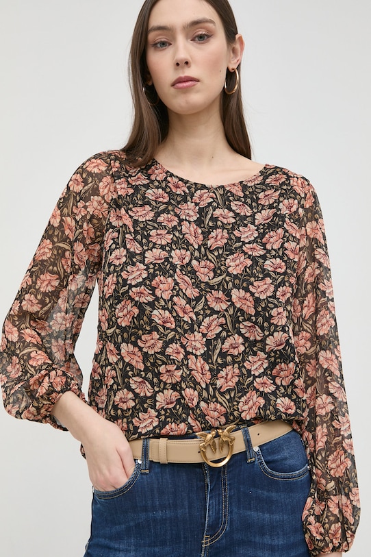 Kožený pásek Pinko béžová 100125.A0F1