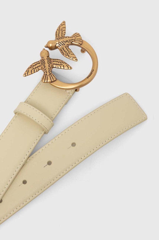 Pinko pasek skórzany 100125.A0F1 żółty AA00