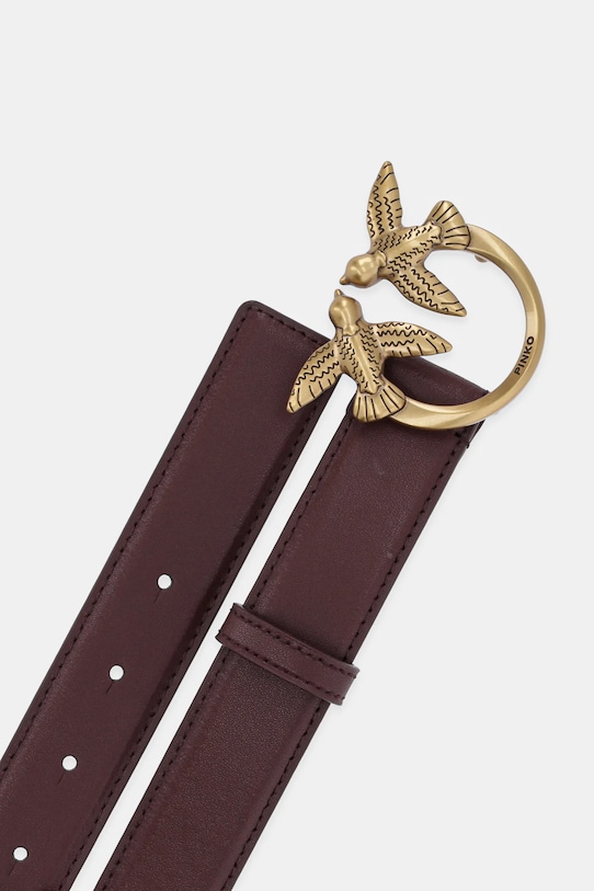 Pinko pasek skórzany 100125.A0F1 brązowy AA00