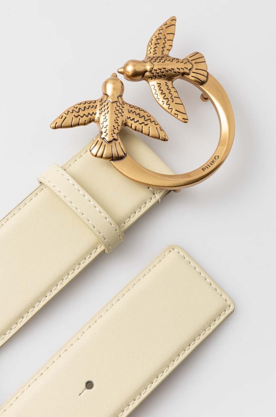 Pinko pasek skórzany 100120.A0F1 żółty AA00