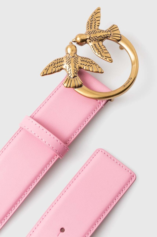 Pinko pasek skórzany 100120.A0F1 różowy AA00