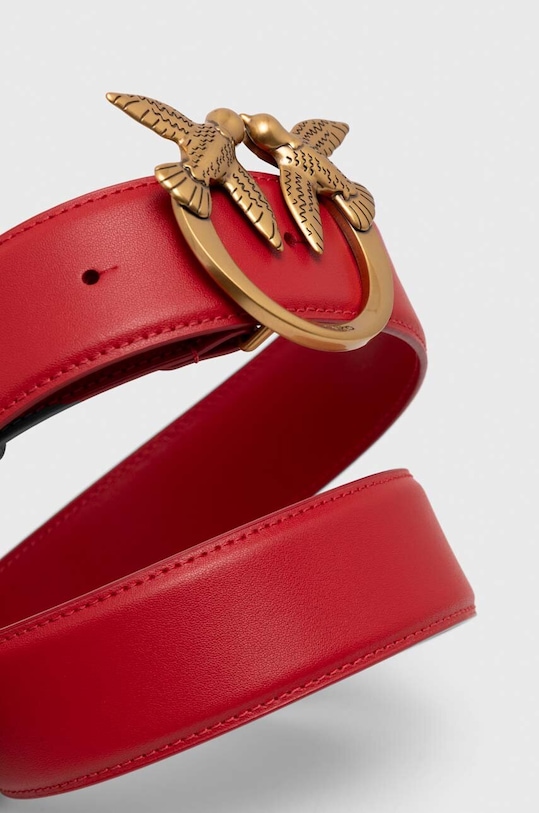 Pinko pasek skórzany 100120.A0F1 czerwony AA00