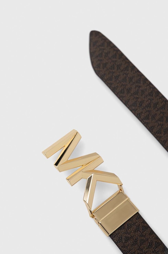 Dvostrani kožni remen MICHAEL Michael Kors smeđa 558818