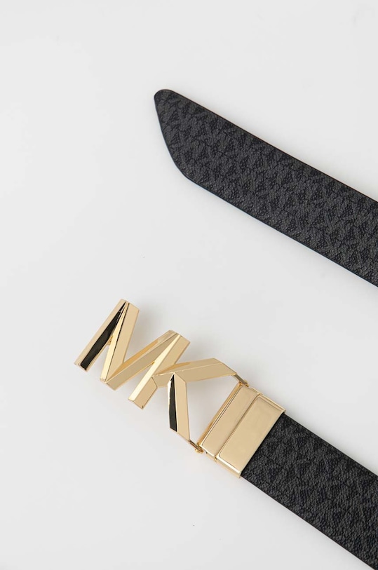 Accesorii MICHAEL Michael Kors curea de piele cu două fețe 558818 negru