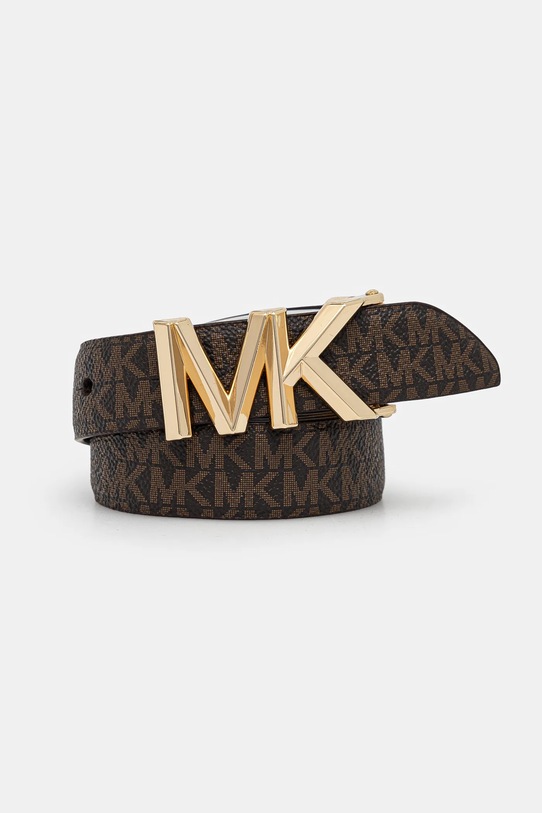 Двухсторонний кожаный ремень MICHAEL Michael Kors коричневый 558849