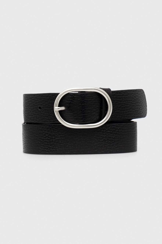 Lee pasek skórzany czarny LP615001