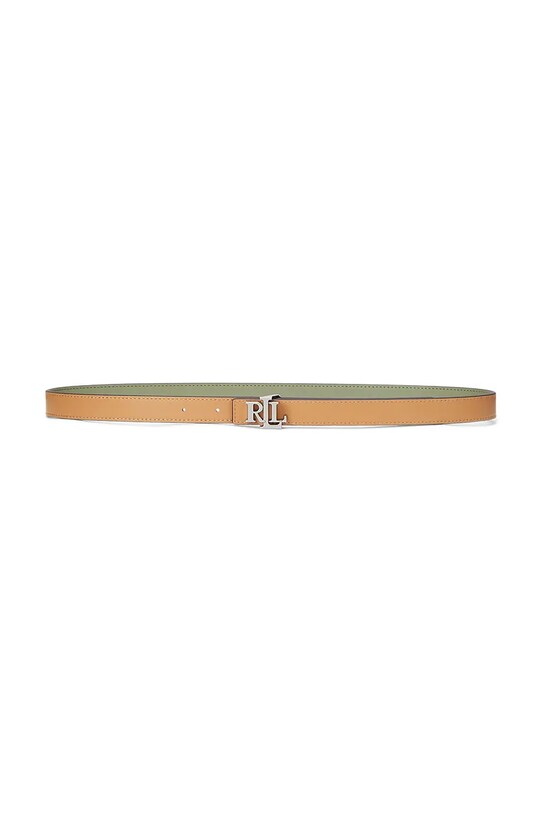 Αναστρέψιμη δερμάτινη ζώνη Lauren Ralph Lauren 412883715 πράσινο SS25