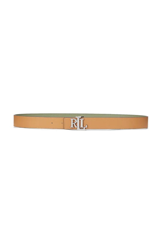 Lauren Ralph Lauren cintura in pelle bilaterale 412908984 verde SS25