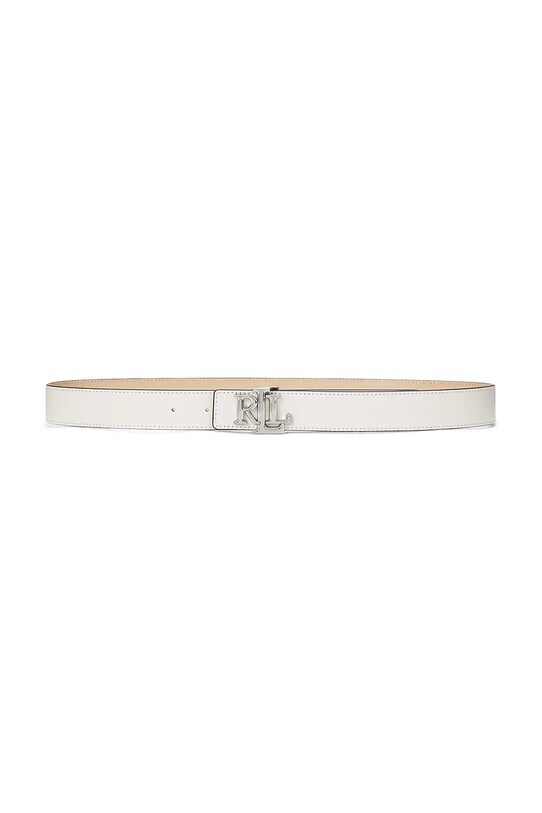 Lauren Ralph Lauren curea de piele cu doua fete bej 412908984