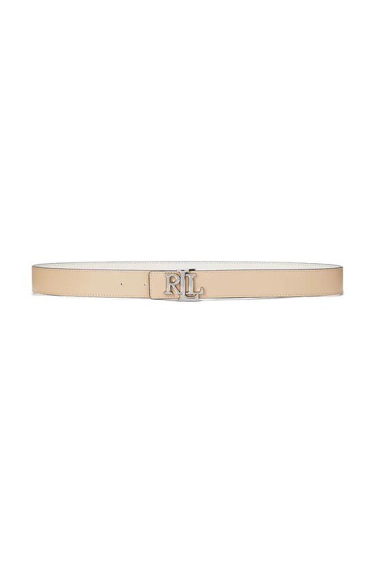 Lauren Ralph Lauren curea de piele cu doua fete 412908984 bej SS25