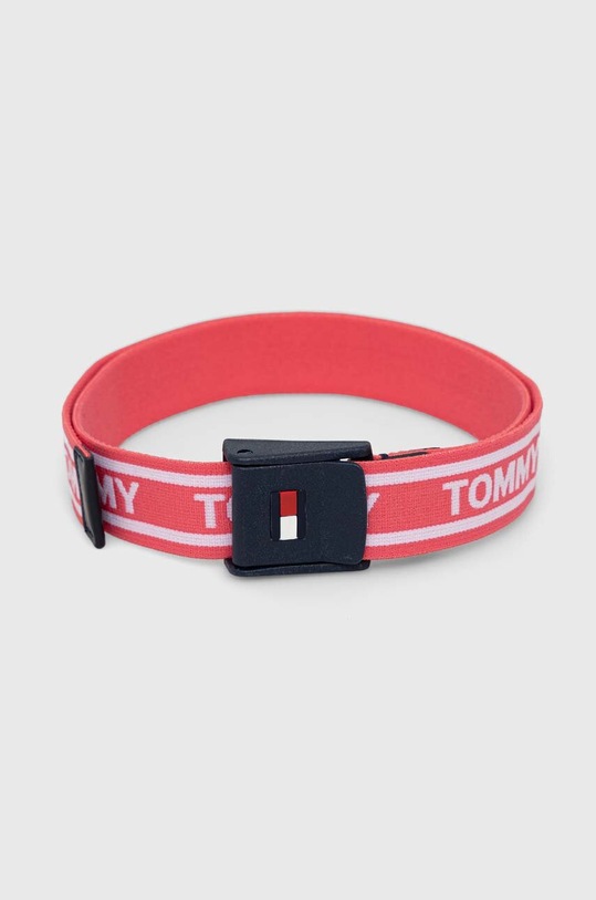 Tommy Hilfiger pasek dziecięcy pomarańczowy AU0AU01627.PPYX