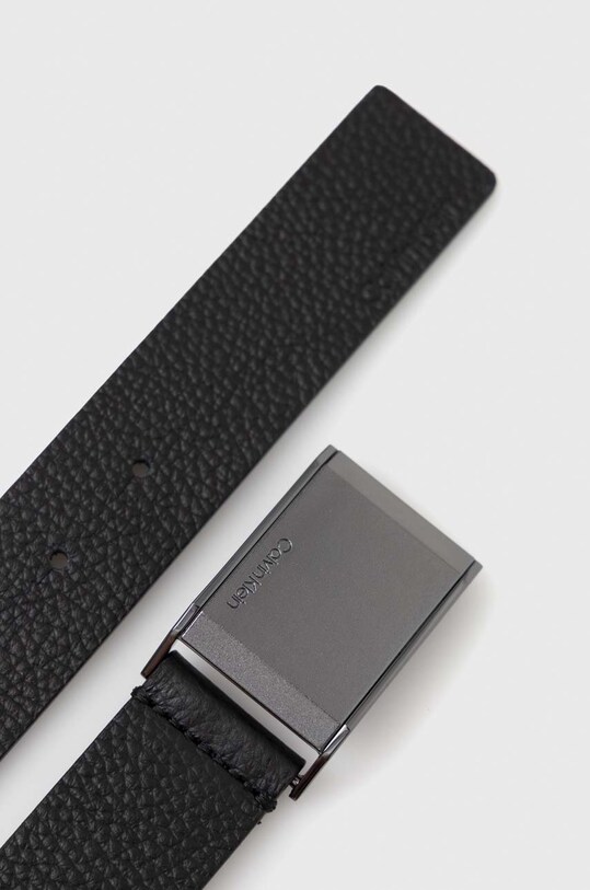 Δερμάτινη ζώνη Calvin Klein K50K510219.PPYX μαύρο SS23