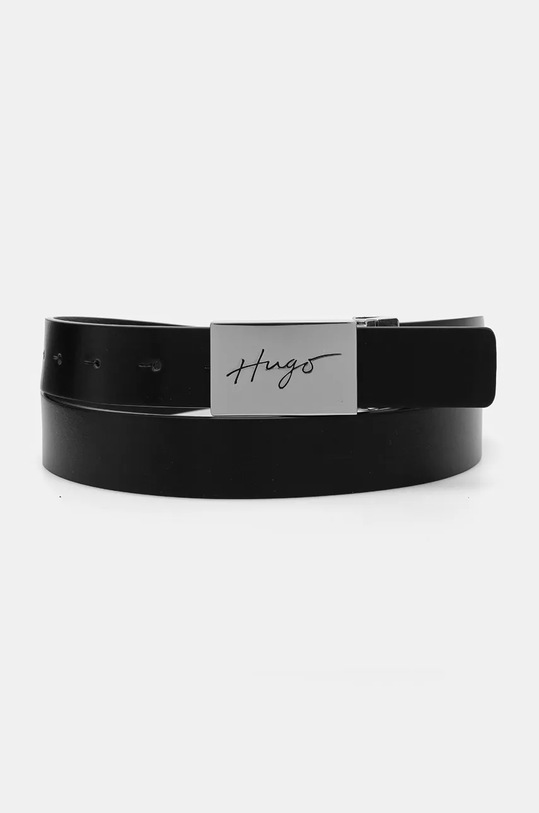 HUGO cintura in pelle 50486652 nero AW24