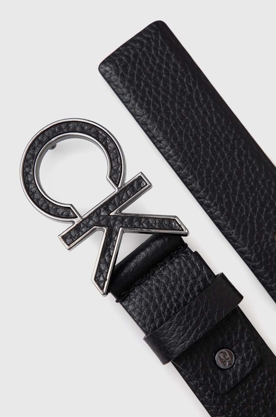 Kožený opasok Calvin Klein K50K510353.PPYX čierna SS23