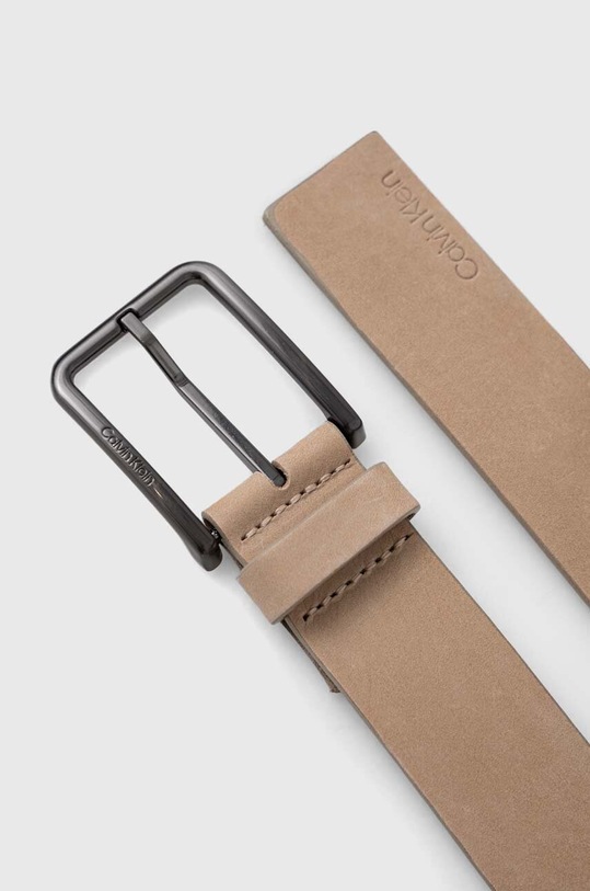 Calvin Klein pasek skórzany K50K510366.PPYX beżowy SS23