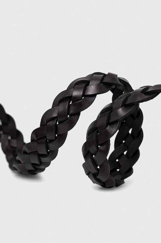 Polo Ralph Lauren curea de piele 405805020 negru SS24