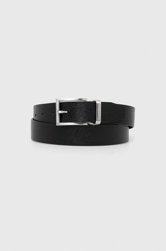 Kožený pásek Guess černá BM7542.LEA35
