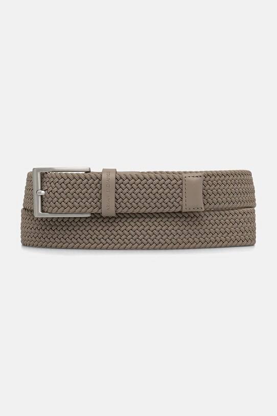 Armani Exchange öv nappa bőr szürke 951369.3R863