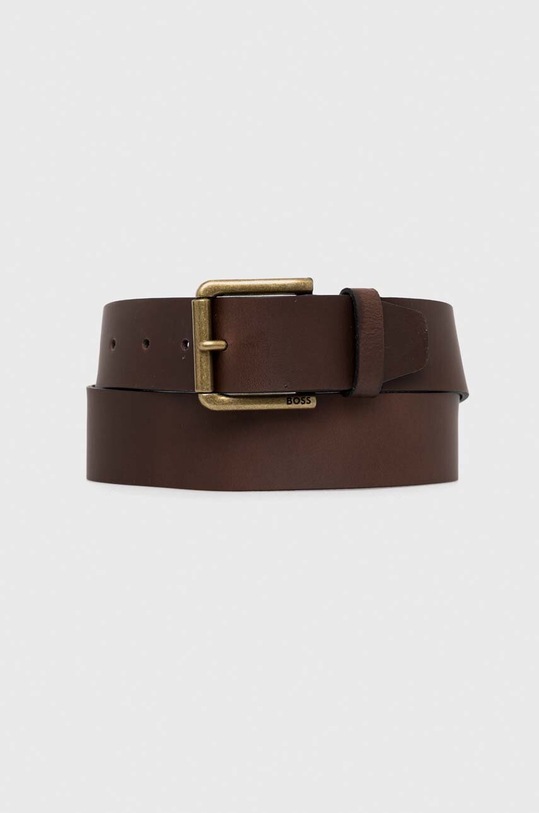 BOSS curea de piele maro 50491889