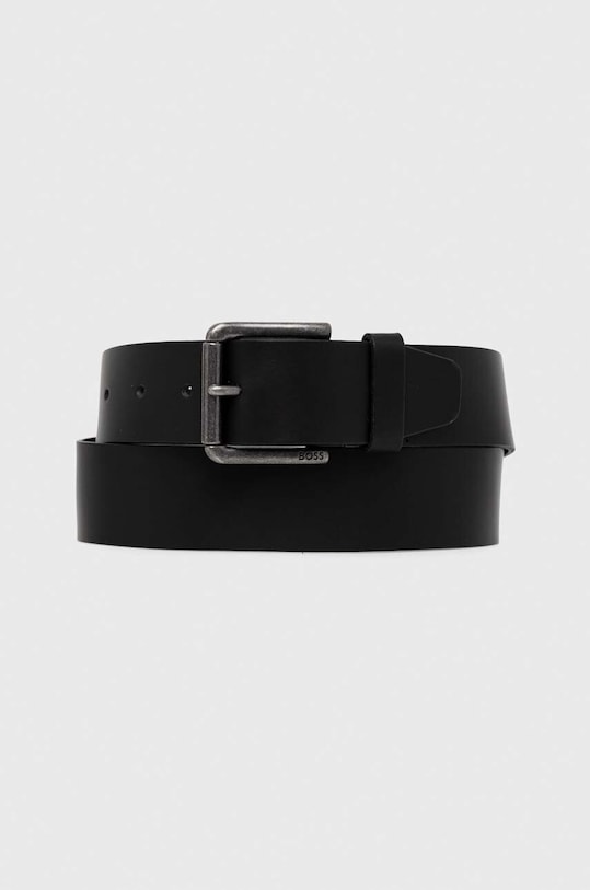 BOSS curea de piele negru 50491889