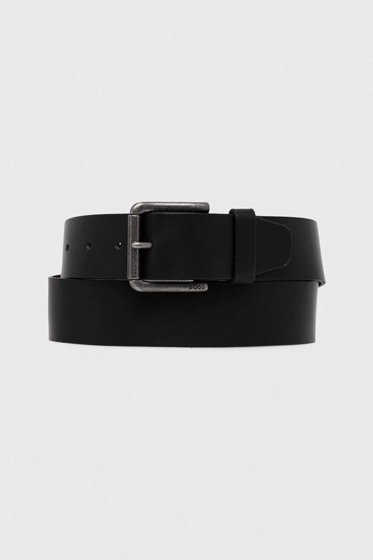 BOSS curea de piele negru 50491889