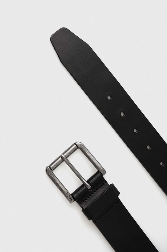 BOSS curea de piele 50491889 negru NC24