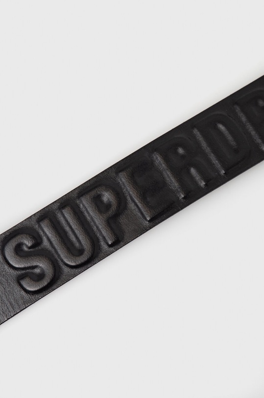 Kožený pásek Superdry Y9210007A.FW3 černá SS23