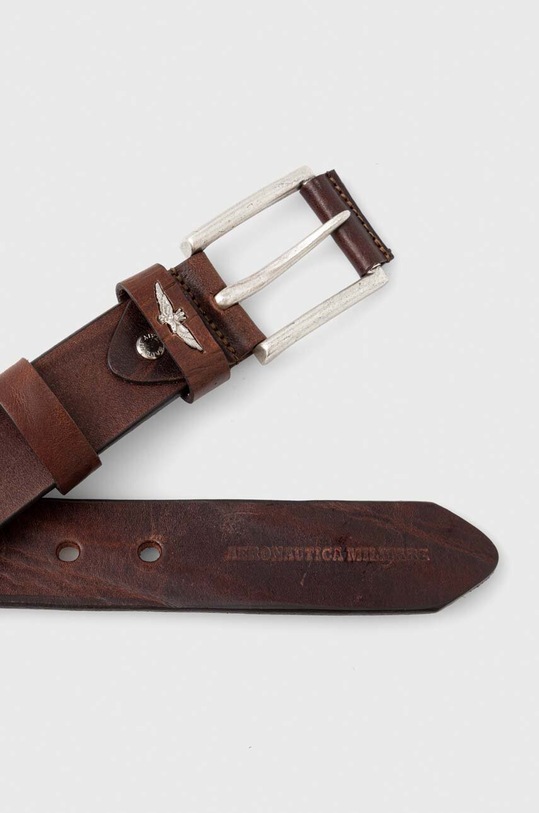 Aeronautica Militare curea de piele AM412 maro AW23