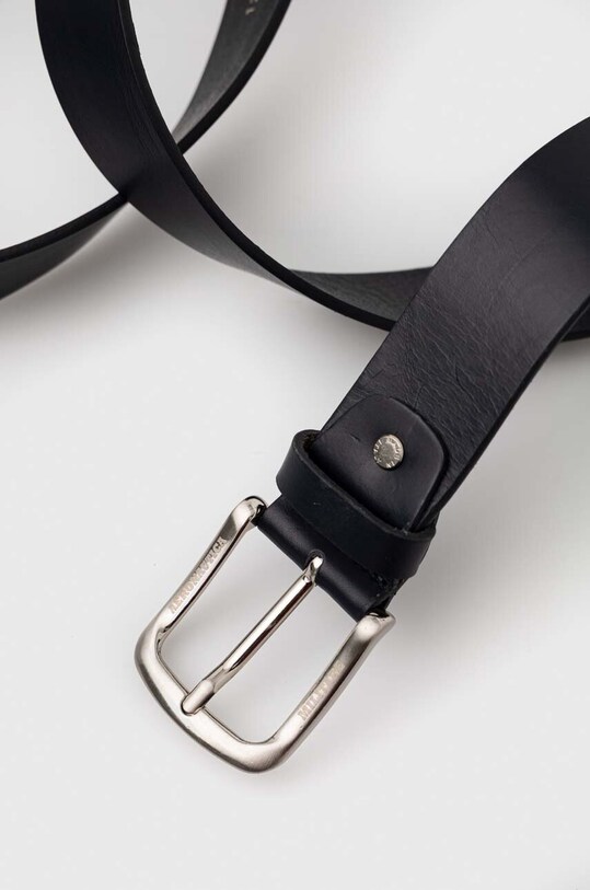 Kožený opasok Aeronautica Militare AM420 tmavomodrá AA00